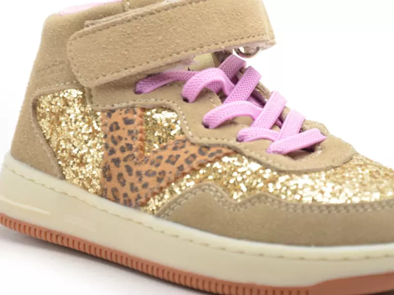 Victoria 1124127 TIEMPO BOTIN SERRAJE CO Beige Baskets Montantes Fille