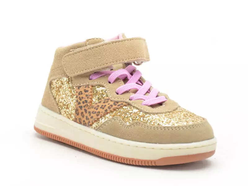 Victoria 1124127 TIEMPO BOTIN SERRAJE CO Beige Baskets Montantes Fille