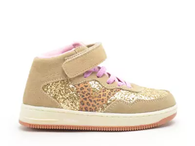 1124127 TIEMPO BOTIN SERRAJE CO Beige Baskets Montantes Fille
