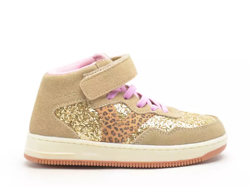 Victoria 1124127 TIEMPO BOTIN SERRAJE CO Beige Baskets Montantes Fille