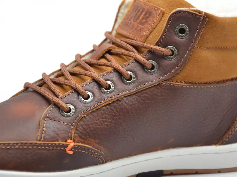 Hub MARK Marron Baskets Montantes Homme