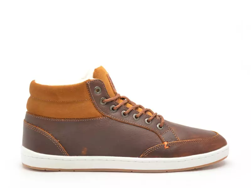 Hub MARK Marron Baskets Montantes Homme