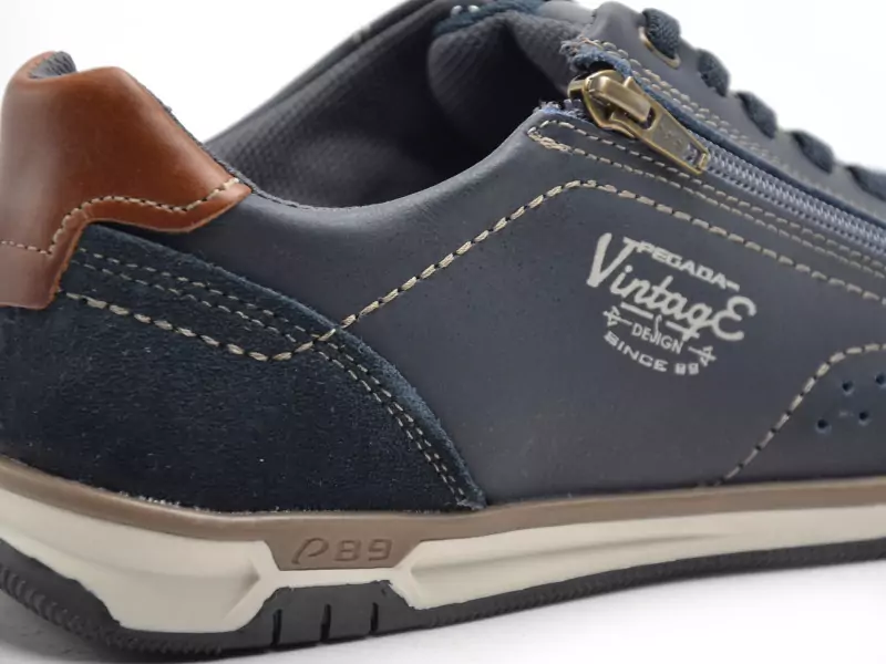 Pegadas 119507 Bleu Baskets Basses Homme