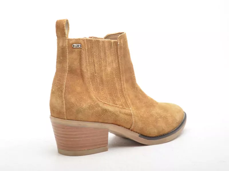 Gr MILANO Marron Boots et Bottines à Talons Femme
