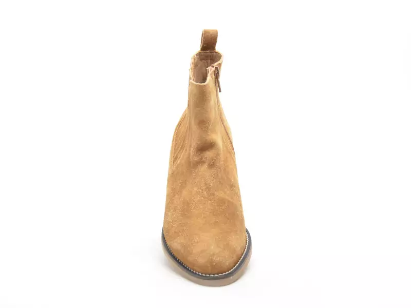 Gr MILANO Marron Boots et Bottines à Talons Femme
