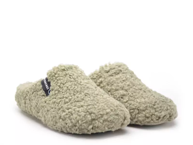 Verbenas YORK CURLY Kaki Chaussons Femme