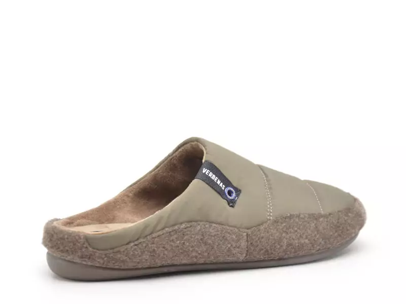 Verbenas EARTH ACOLCHADO PICOS Kaki Chaussons Homme