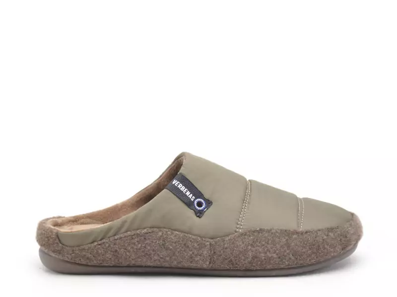 Verbenas EARTH ACOLCHADO PICOS Kaki Chaussons Homme