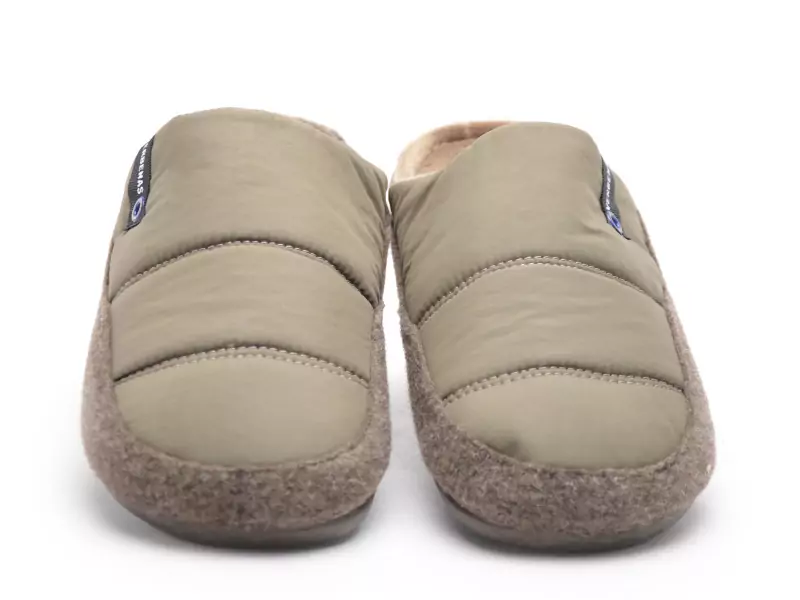 Verbenas EARTH ACOLCHADO PICOS Kaki Chaussons Homme