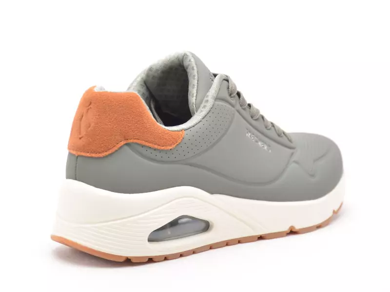 Skechers 183004 Kaki Baskets Basses Homme