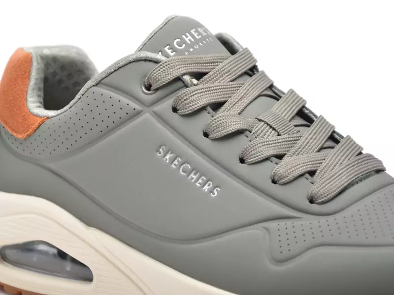 Skechers 183004 Kaki Baskets Basses Homme