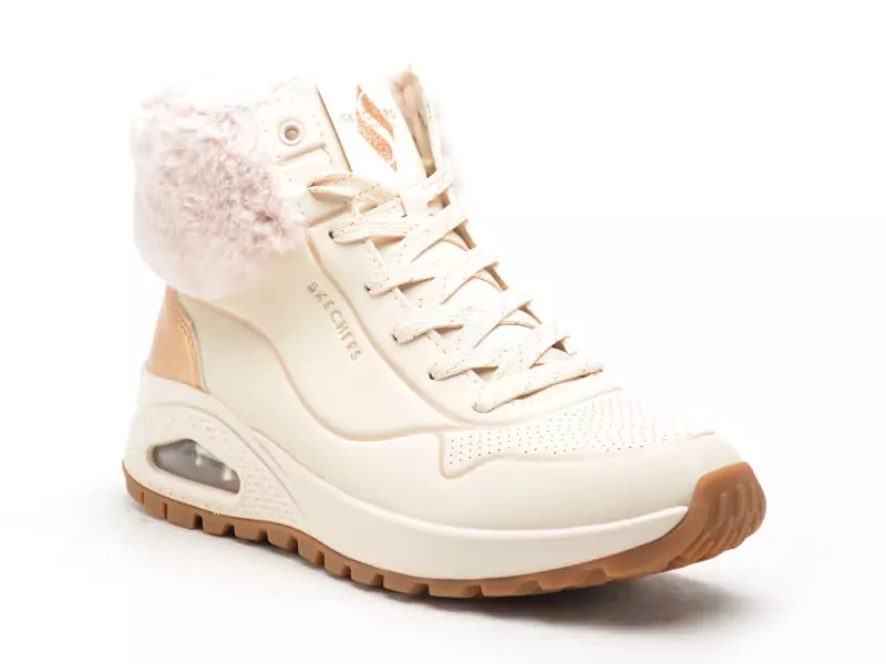 Skechers 167993 Beige Boots et Bottines à Talons Femme