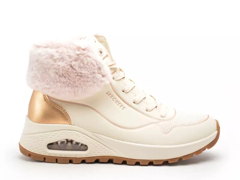 Skechers 167993 Beige Boots et Bottines à Talons Femme