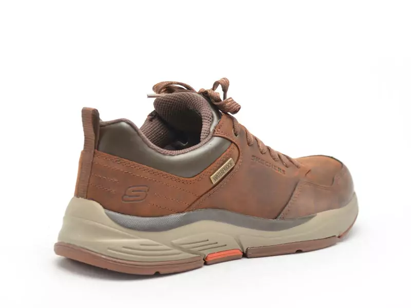 Skechers 210021 Marron Baskets Basses Homme