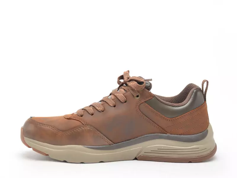 Skechers 210021 Marron Baskets Basses Homme