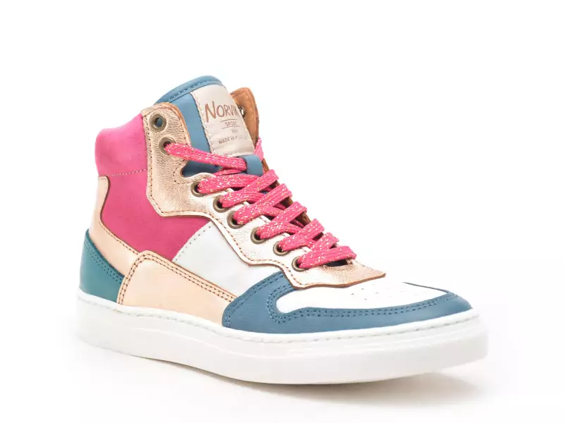 Norvik ONZA Multicolore Baskets Montantes Fille