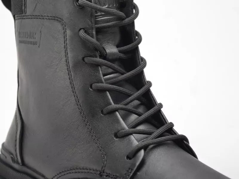 Palladium PALLAGRADE OFFICERL Noir Boots et Bottines Plates Femme