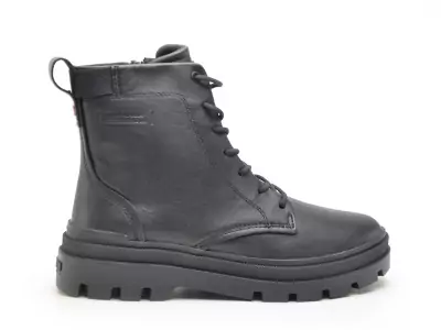 PALLAGRADE OFFICERL Noir Boots et Bottines Plates Femme