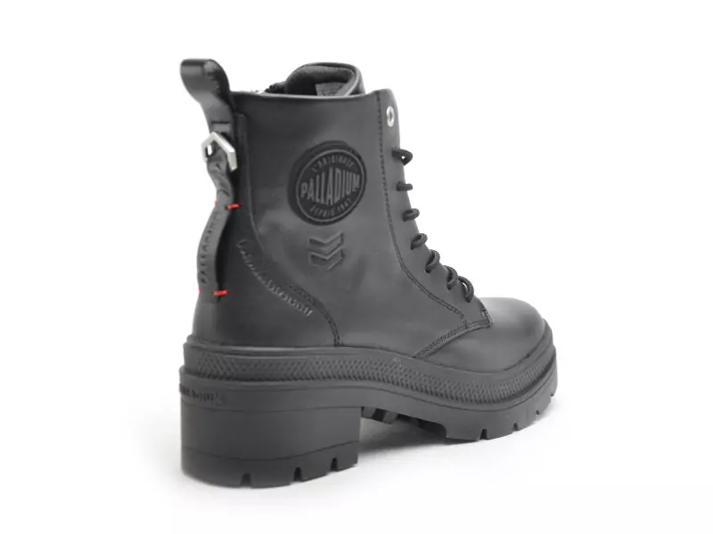 Palladium PALLARISE RANGERL Noir Boots et Bottines à Talons Femme