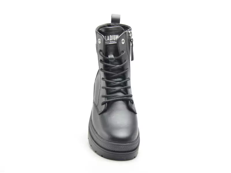 Palladium PALLARISE RANGERL Noir Boots et Bottines à Talons Femme