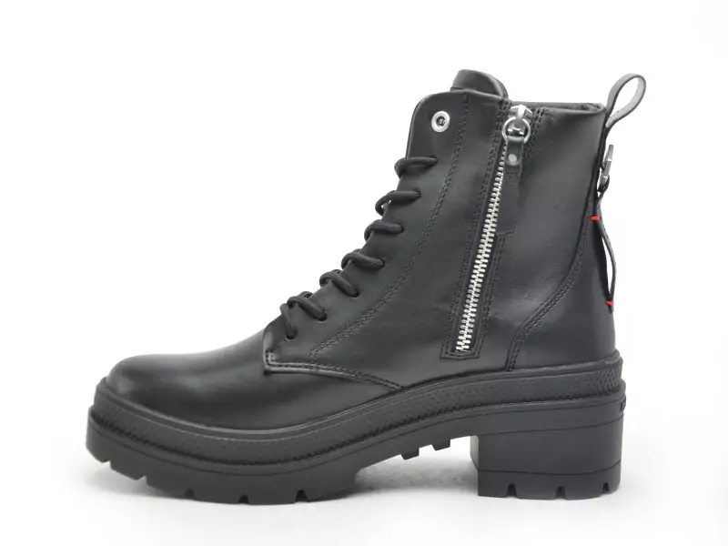 Palladium PALLARISE RANGERL Noir Boots et Bottines à Talons Femme