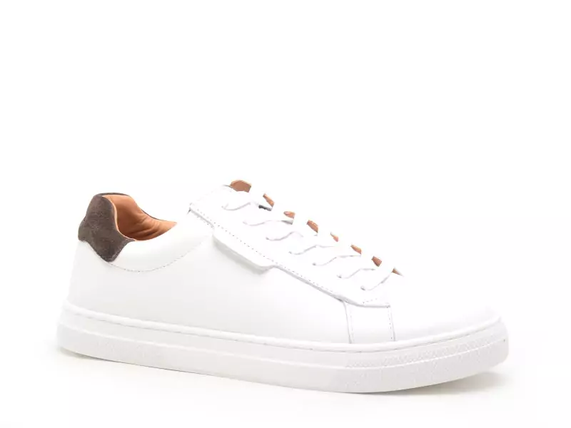 Schmoove SPARKLE SNEAKER Blanc Baskets Basses Homme