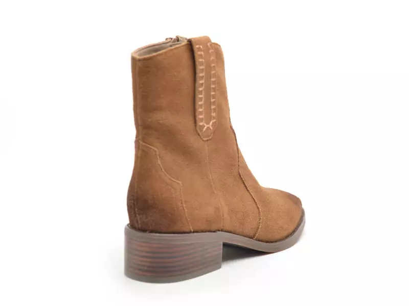 Fugitive JUNA Marron Boots et Bottines à Talons Femme