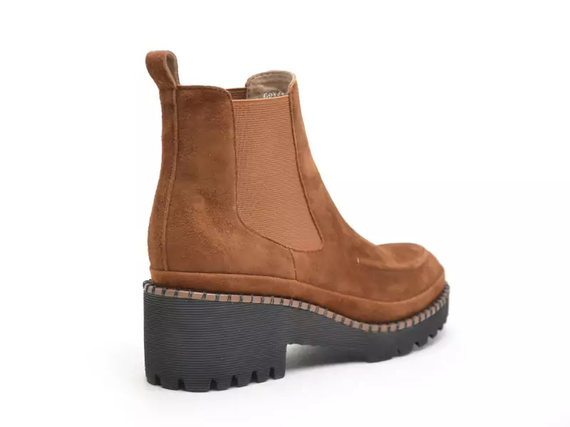 Fugitive BOGOTA Marron Boots et Bottines à Talons Femme