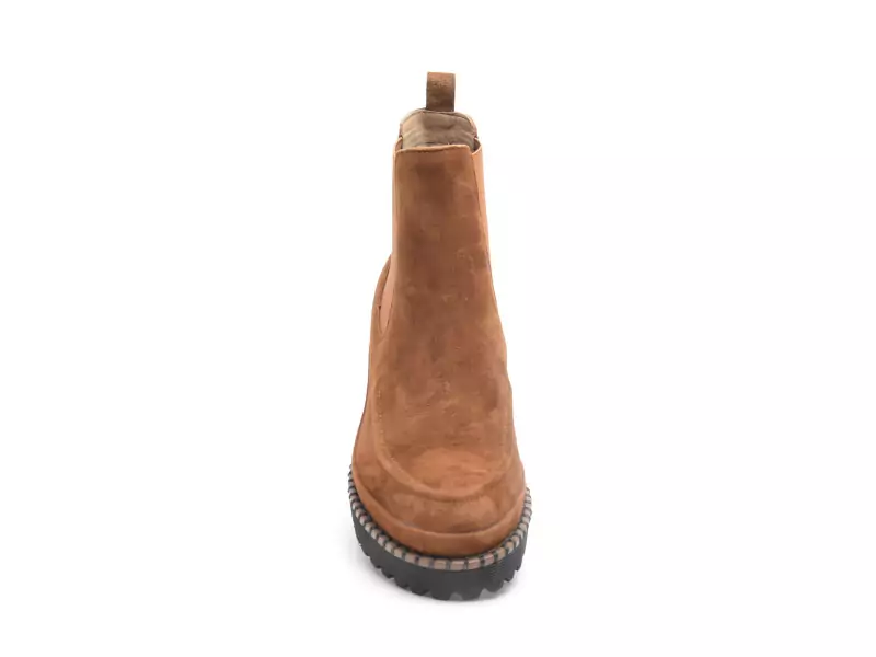 Fugitive BOGOTA Marron Boots et Bottines à Talons Femme