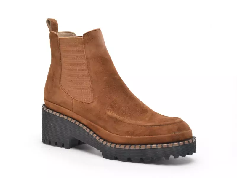 Fugitive BOGOTA Marron Boots et Bottines à Talons Femme