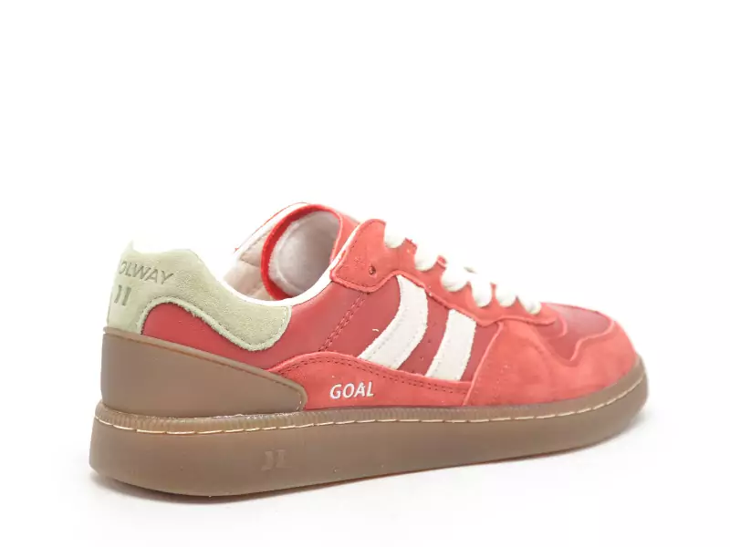 Coolway GOAL Rouge Baskets Basses Femme
