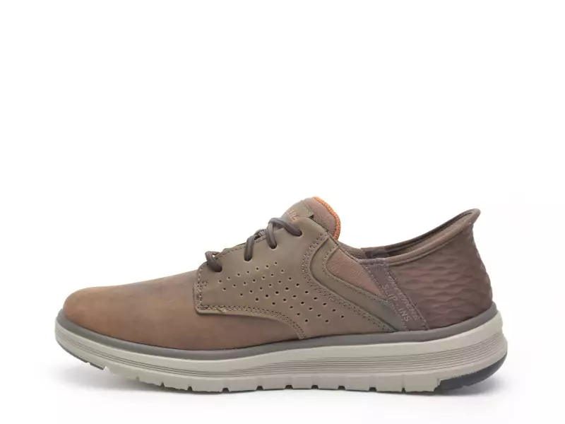 Skechers 205249 Marron Chaussures de Ville Homme