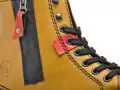 Rieker 55024 Jaune Boots et Bottines Plates Femme