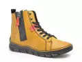 Rieker 55024 Jaune Boots et Bottines Plates Femme