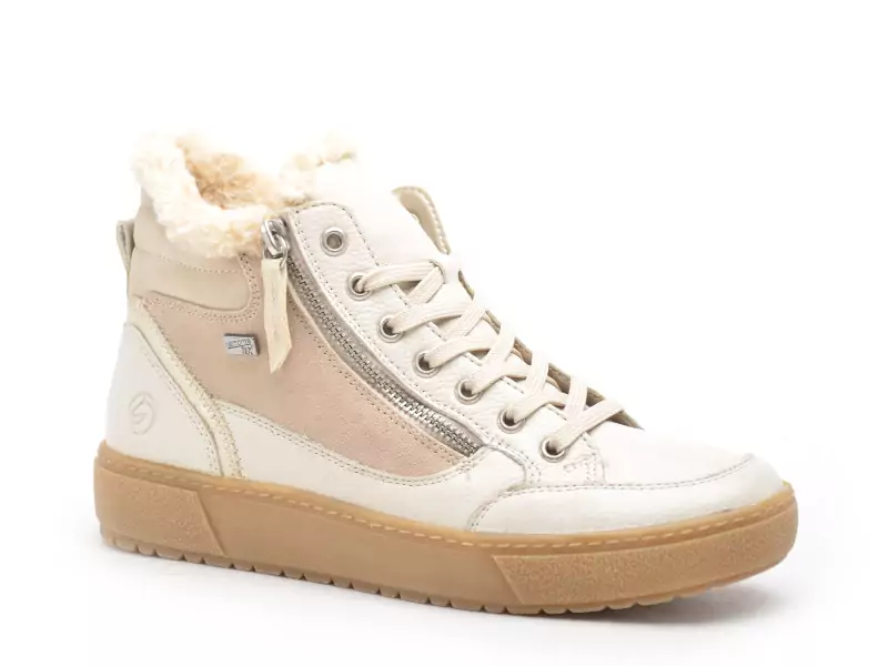 Remonte D2T72 Beige Boots et Bottines Plates Femme
