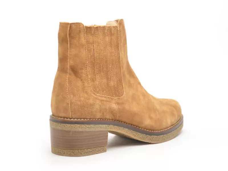 Gr LEOFIL Marron Boots et Bottines à Talons Femme