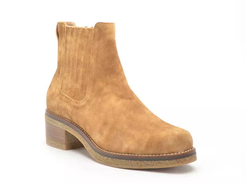Gr LEOFIL Marron Boots et Bottines à Talons Femme