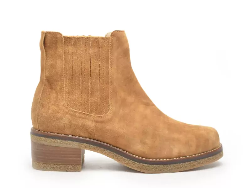 Gr LEOFIL Marron Boots et Bottines à Talons Femme