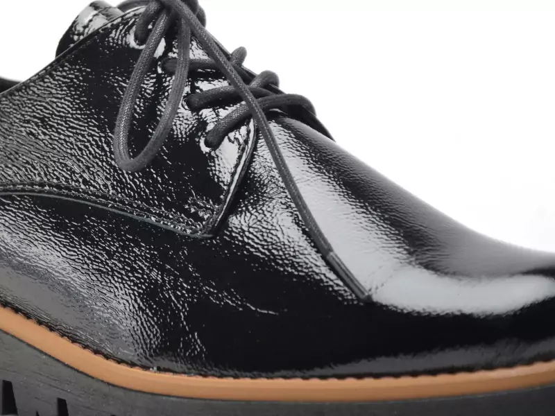 Gr PAVACO Noir Derbies Femme