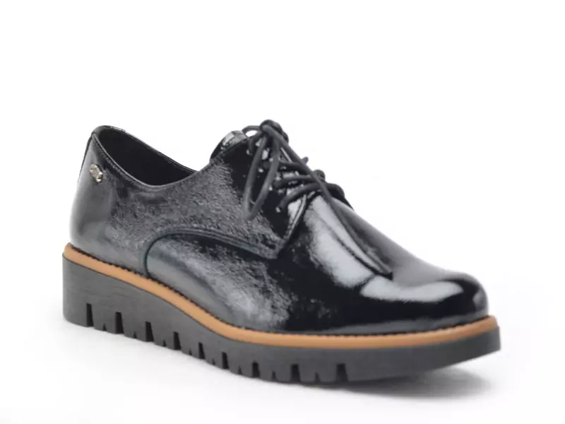 Gr PAVACO Noir Derbies Femme