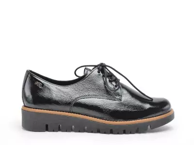 PAVACO Noir Derbies Femme