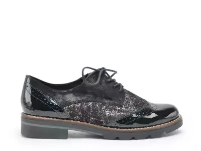 TIACA Noir Derbies Femme