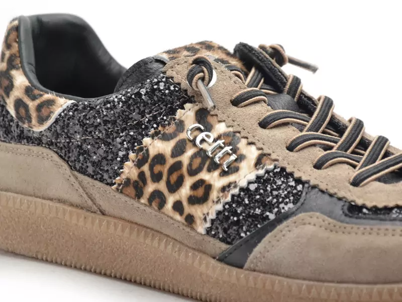 Cetti C1395SRA Noir Baskets Basses Femme