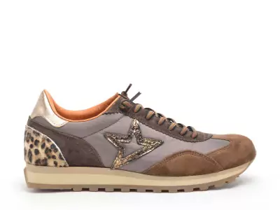 C1259SRA Marron Baskets Basses Femme