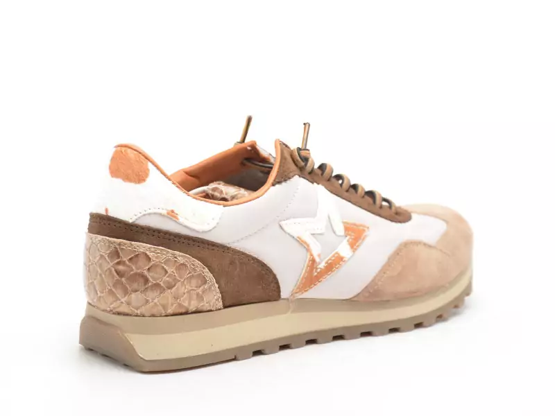 Cetti C1259SRA Beige Baskets Basses Femme