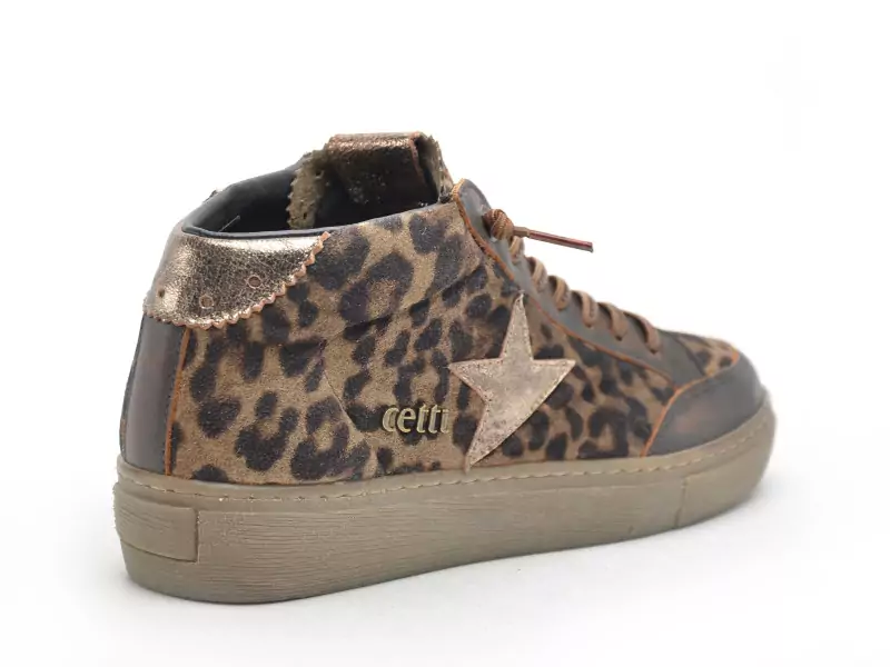 Cetti C1333SRA Marron Basket Montante Femme