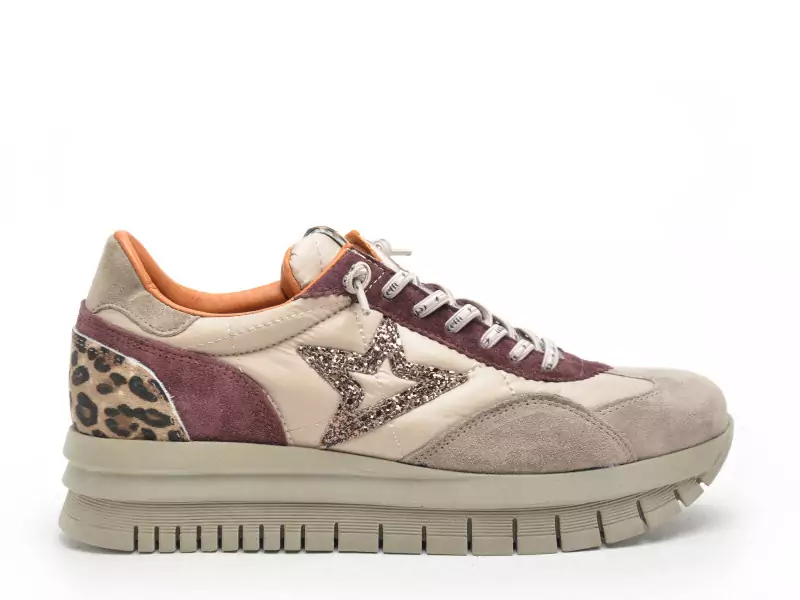 Cetti C1259SRA XL Beige Baskets Basses Femme