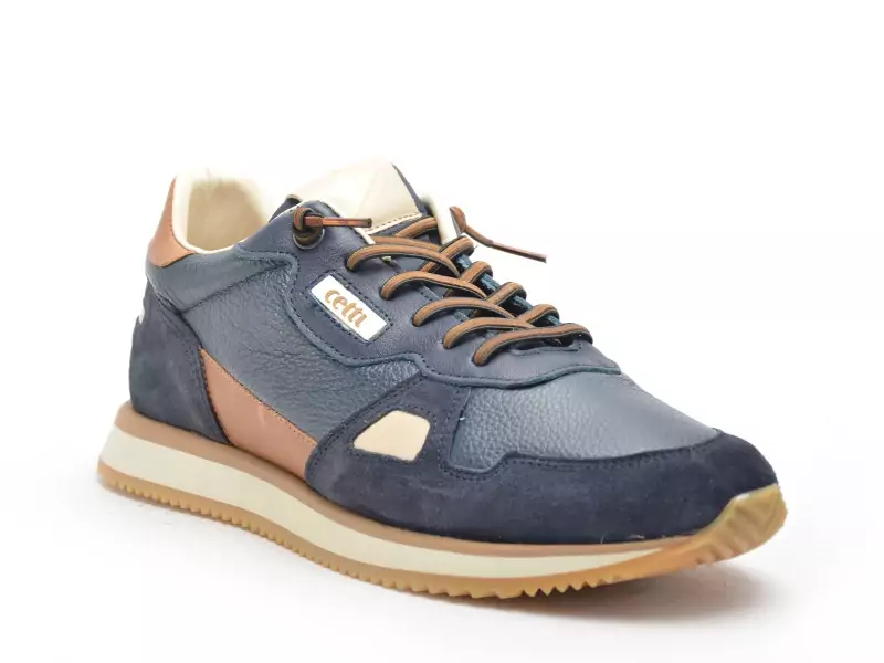 Cetti C1397 Bleu Baskets Basses Homme