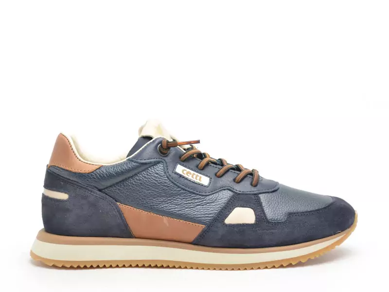 Cetti C1397 Bleu Baskets Basses Homme