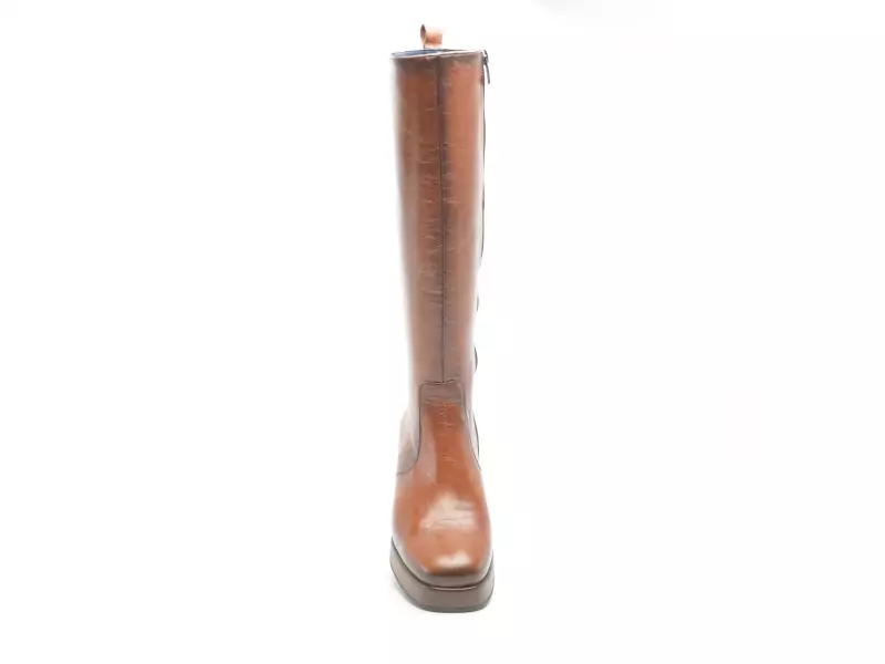 Dorking D9339AL Marron Bottes à Talons Femme